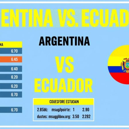 阿根廷對厄瓜多爾賽程及比賽情報