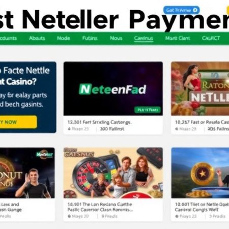 最佳Neteller支付赌场推荐：完整评测及优势对比